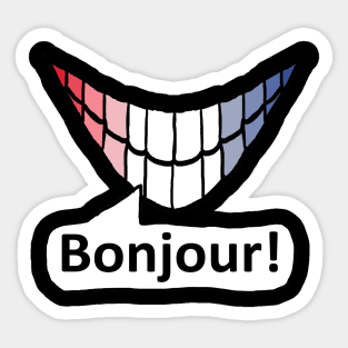 Bonjour! Sticker